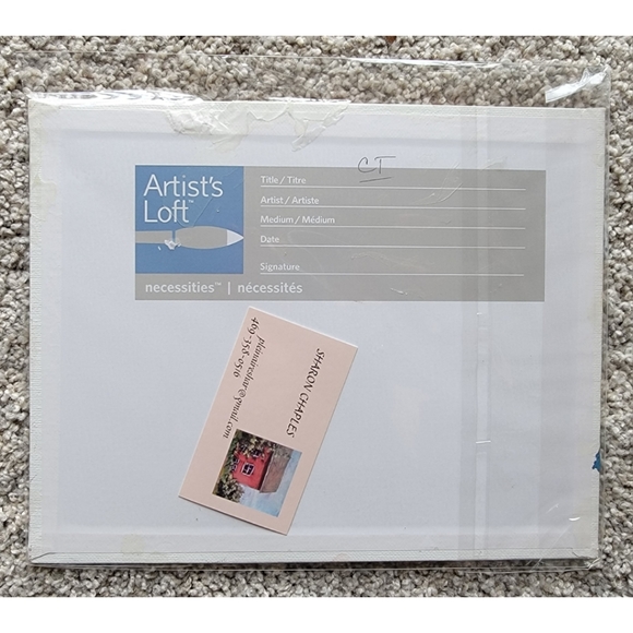 Beautiful Unique Original Art by Sharon Chaples Paint on Canvas Board 8in x 10in - Picture 2 of 3